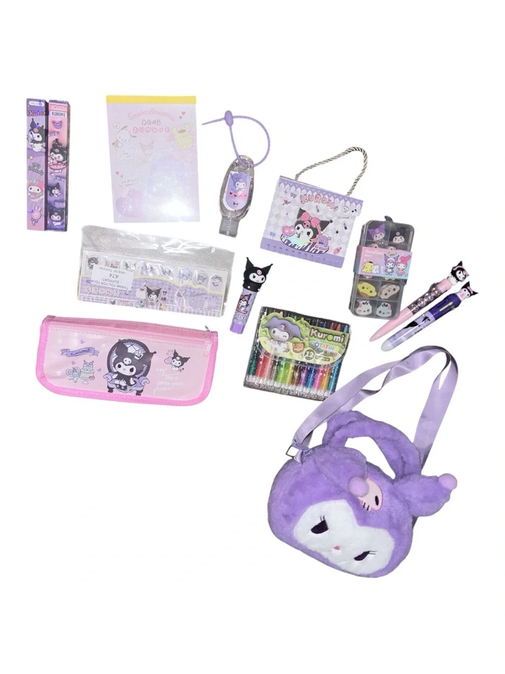 Kuromi Sanrio Stationery Bundle
